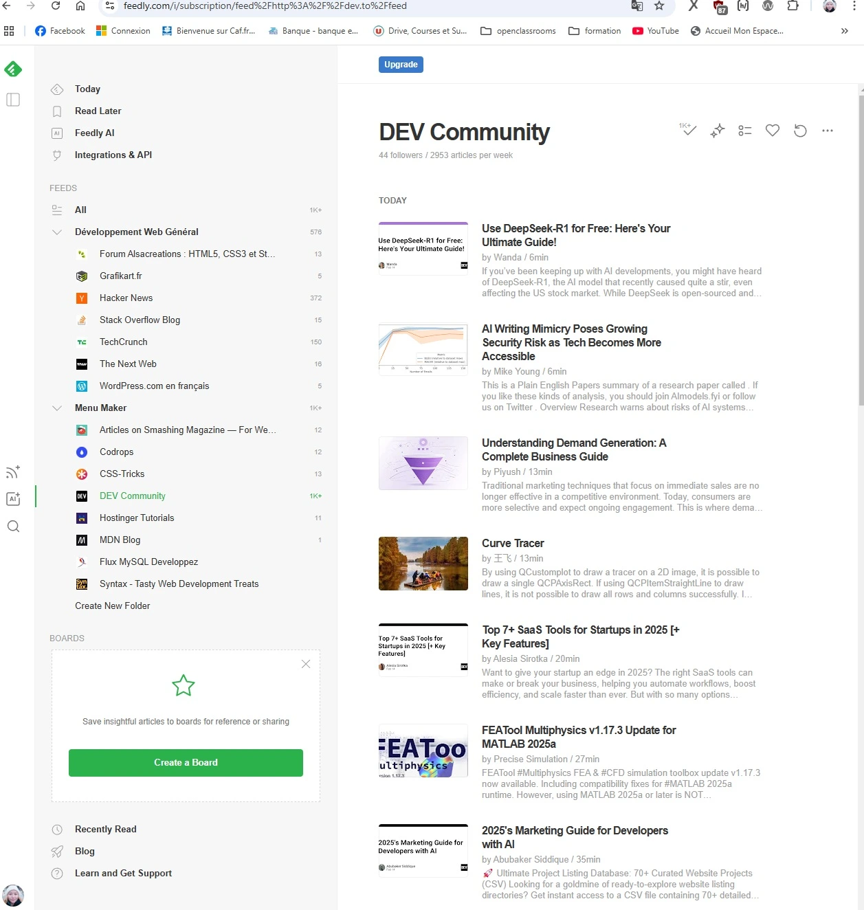 Capture d'écran Menu Maker 2